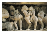 Relief with Erotic Scenes of the Tantrism (10th-11th C)