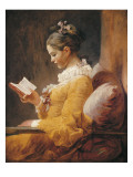 A Young Girl Reading