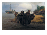 Barge Haulers Wading