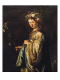 Saskia as Flora