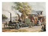 Steamtrain (1850) in New Jersey