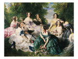 Portrait of the Empress Eugenie Surrounded by Her Ladies in Waiting