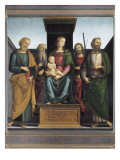 Madonna and Child Enthroned with Saints