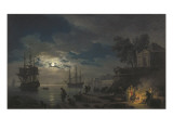 Night: a Port in the Moonlight