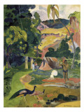 Matamoe or Landscape with Peacocks
