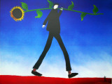 Man with Sunflower