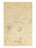 Drawing from an Album of Drawings Produced for the Young Jacques Bousquet  Pont-Aven or Le Pouldu