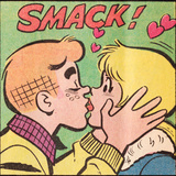 Archie Comics Retro: Archie and Betty Comic Panel; Smack! (Aged)
