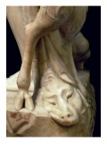 The Drunkenness of Bacchus  Detail of a Panther's Head  Sculpture by Michelangelo Buonarroti