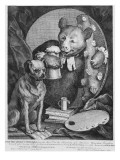The Bruiser Charles Churchill  Once the Reverend  in the Character of a Russian Hercules  1763