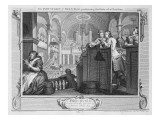 The Industrious 'Prentice Performing the Duty of a Christian  Plate Ii of 'Industry and Idleness'