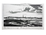 The Prospect of the Town of Glasgow from Ye South  from 'Theatrum Scotiae' by John Slezer  1693