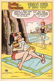 Archie Comics Pin-Up: Betty and Veronica; Ice Cream  (Aged)