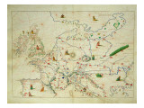 The Continent of Europe  from an Atlas of the World in 33 Maps  Venice  1st September 1553