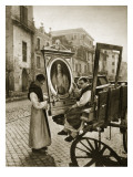 Italian Monks Remove Treasures from their Convent's Chapel for Safekeeping  1943-4