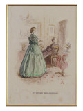 Mrs Gresham and Miss Dunstable: an Illustration to 'Framley Parsonage'  1861