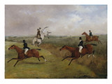 The Grand Leicestershire Steeplechase: Dick Christian's Last Fall - Commonly Called 'A Header'