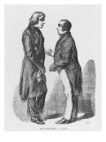 The Cointet Brothers  Illustration from 'Les Illusions Perdues' by Honore De Balzac