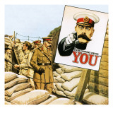 Lord Kitchener Inspecting Australian Positions During the Gallipoli Campaign