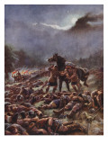 Sweyn's Poisoned Army  Illustration from the Book 'The History of the Nation'