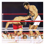 Muhammad Ali Regaining His Crown in the Fight Against George Foreman in 1974