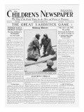 Ramsay Macdonald  the First Man to Fly as Prime Minister  Front Page of 'The Children's Newspaper'