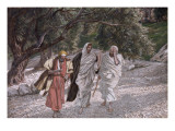 The Disciples on the Road to Emmaus  Illustration for 'The Life of Christ'  C1884-96