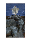 Christ Going Out Alone into a Mountain to Pray  Illustration for 'The Life of Christ'  C1886-94