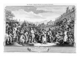 The Idle 'Prentice Executed at Tyburn  Plate Xi of 'Industry and Idleness'  1747