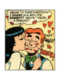 Archie Comics Retro: Archie and Veronica Comic Panel; Smack! (Aged)