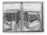 Silver Mine of La Croix-Aux-Mines  Lorraine  Fol16V and Fol17R  Crushing and Washing the Ore