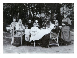 Family Portrait of the Author Leo N Tolstoy  from the Studio of Scherer  Nabholz and Co