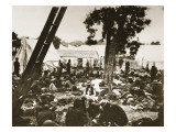 Wounded Union Soldiers at Gaines Mill  Savage's Station after the Battle of Fair Oaks  Virginia