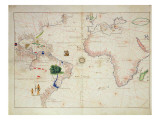 The New World  from an Atlas of the World in 33 Maps  Venice  1st September 1553
