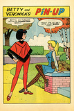 Archie Comics Pin-Up: Betty and Veronica; Understanding Boys  (Aged)