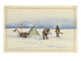 The Sledge Party to White Island  February 1902: Shackleton and Wilson Making Camp  1902