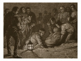 Burial of Sir John Moore  Illustration from 'Cassell's Illustrated History of England'