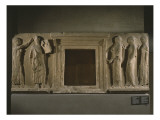 Apollo and the Nymphs  Relief from the Passage of the Theores  from Thasos  before 480 Bc