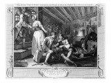 The Idle 'Prentice Betrayed by a Prostitute  Plate Ix of 'Industry and Idleness'  1747