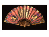 Fan with Portraits of Charles Iv of Spain  Queen Maria Luisa of Parma and King Charles Iii  C1830