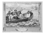 The Idle 'Prentice Turned Away and Sent to Sea  Plate V of 'Industry and Idleness'  1747