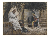 Mary Magdalene at the Feet of Jesus  Illustration from 'The Life of Our Lord Jesus Christ'  1886-94