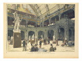 The New Sculpture Pavilion at the Palais De L'Industrie  from 'Le Petit Journal'  21st May 1892