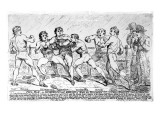 The Famous Battle Between Richard Humphreys and Daniel Mendoza  January 9th 1788