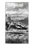 Gulliver Captured by the Lilliputians  Illustration from 'Gulliver's Travels' by Jonathan Swift