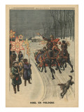 Christmas in Poland  Illustration from 'Le Petit Journal'  Supplement Illustre  24th December 1911