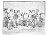 The Famous Battle Between Richard Humphreys and Daniel Mendoza  January 9th 1788