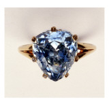 Antique Fancy-Cut Ring  the Blue-Grey Diamond Weighing 545 Carats  Once Owned by Marie-Antoinette