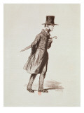 The Employee  from 'Les Francais Peints Par Eux-Memes'  Engraved by Guillaumot  Paris  C1850