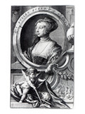 Anne Boleyn  Engraved by Jacobus Houbraken  1738